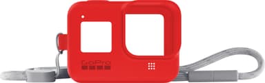 GoPro suojakuori + hihna (punainen)