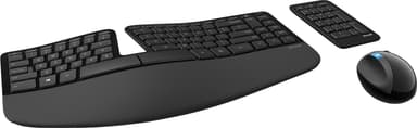 Microsoft Sculpt Ergonomic Desktop näppäimistö ja hiiri