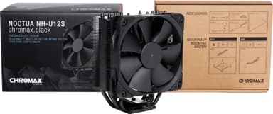 Noctua NH-U12S prosessorijäähdytin (chromax.black)
