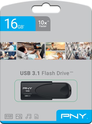 PNY Attache 4 USB 3.1 muistitikku 16 GB
