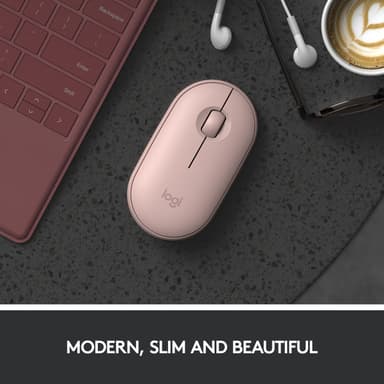 Logitech Pebble M350 langaton hiiri (ruusu)