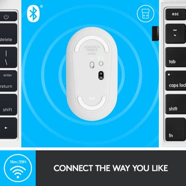 Logitech Pebble M350 langaton hiiri (valkoinen)