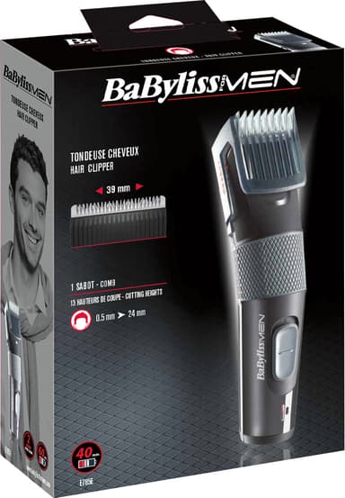 BaByliss for Men Pro 40 hiustenleikkuukone E785E
