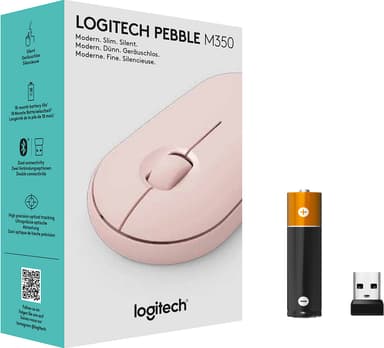 Logitech Pebble M350 langaton hiiri (ruusu)