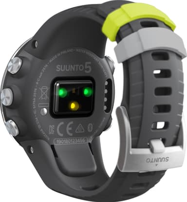 Suunto 5 G1 GPS urheilukello (grafiitti/teräs)