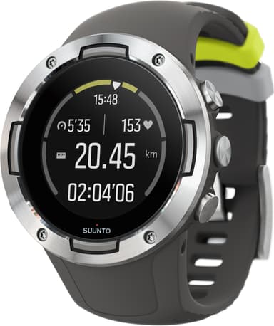 Suunto 5 G1 GPS urheilukello (grafiitti/teräs)