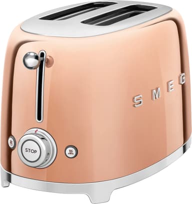 Smeg 50's Style leivänpaahdin TSF01 (ruusukulta)