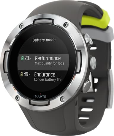 Suunto 5 G1 GPS urheilukello (grafiitti/teräs)