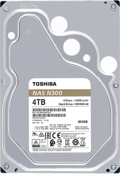 Toshiba N300 NAS kovalevy (4 TB)