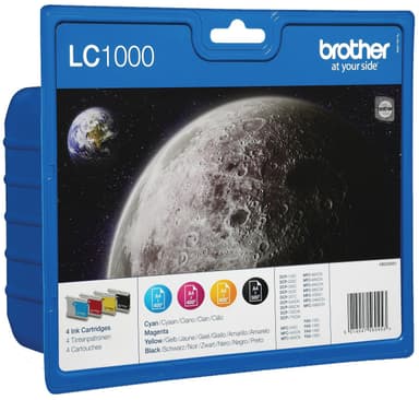 Brother LC-1000VAL mustekasetti (4 värin monipakkaus)