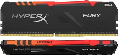 Kingston HyperX Fury Black RGB DDR4 RAM 16 GB keskusmuisti