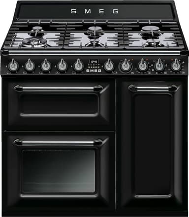 Smeg Victoria 90 cm kaasuliesi TR93BL (musta)