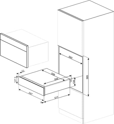 Smeg Victoria lämpölaatikko CPR915X (teräs)