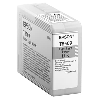 Epson UltraChrome HD T8509 mustekasetti (erittäin vaalea musta)