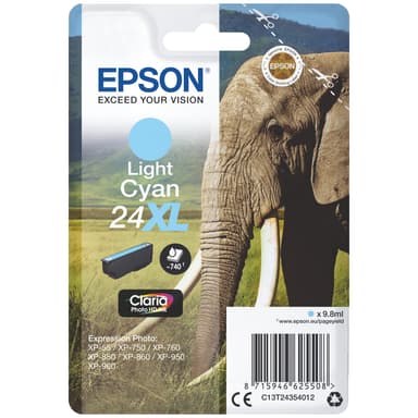 Epson Claria Photo HD 24XL mustekasetti (vaalea syaani)