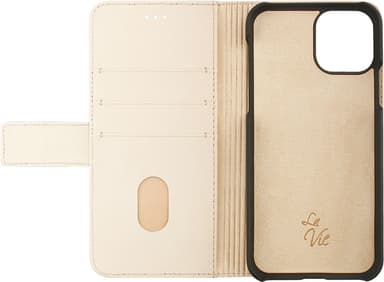 La Vie iPhone 11 Pro Max lompakkokotelo (beige)