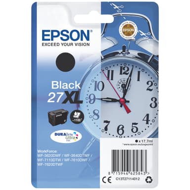 Epson DuraBrite Ultra 27 XL mustekasetti (musta)