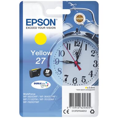 Epson DuraBrite Ultra 27 mustekasetti (keltainen)