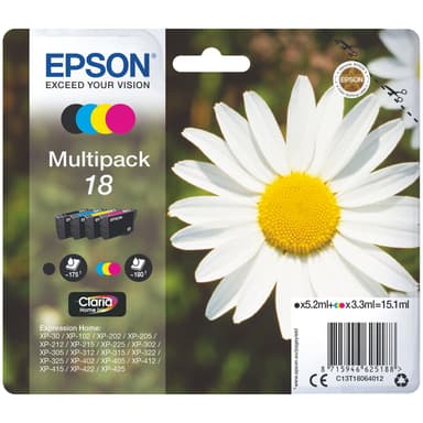 Epson Claria Home 18 mustekasetti (4 värin monipakkaus)