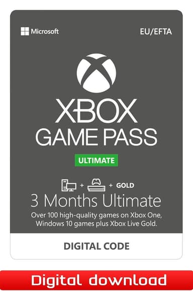 Xbox Game Pass Ultimate 3 kk tilaus