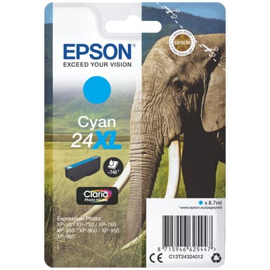 Epson Claria Photo HD 24 XL mustekasetti (syaani)