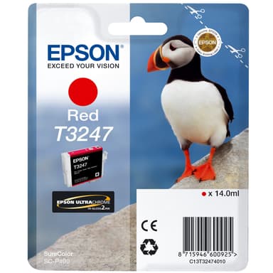 Epson UltraChrome T3247 mustekasetti (punainen)