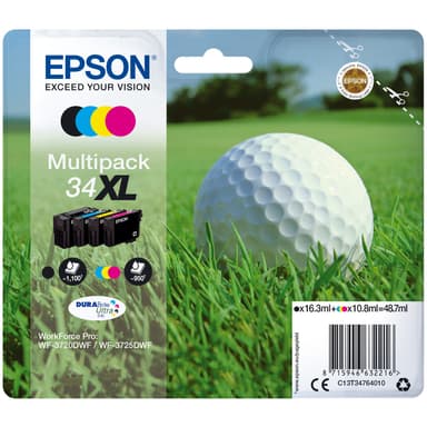 Epson DuraBrite Ultra 34XL mustekasetti (4 värin monipakkaus)