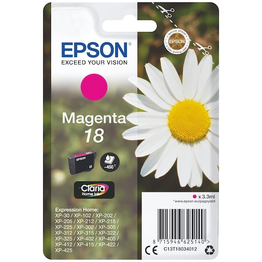 Epson Claria Home 18 mustekasetti (magenta)