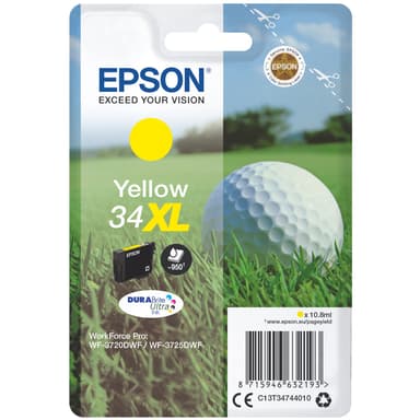 Epson DuraBrite Ultra 34XL mustekasetti (keltainen)