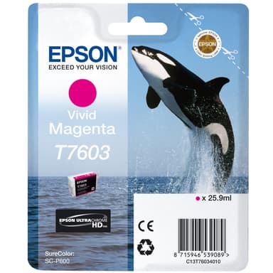 Epson UltraChrome HD T7603 mustekasetti (kirkas magenta)