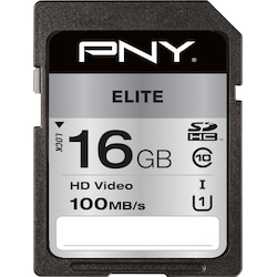 PNY Elite SDHC muistikortti (16 GB)
