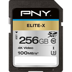 PNY Elite-X SDXC muistikortti (256 GB)