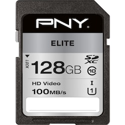 PNY Elite SDXC muistikortti (128 GB)