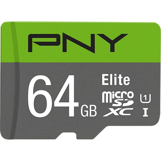 PNY Elite Micro SDXC muistikortti 64 GB