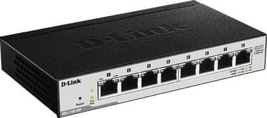 D-Link DGS-1100-08P 8-porttinen Gigabit Smart kytkin