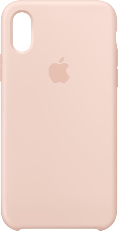 iPhone Xs silikonikuori (pinkki)