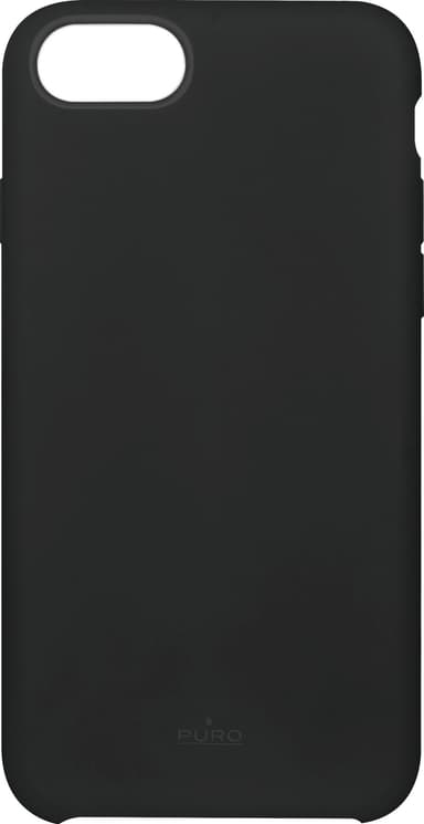 Puro Icon iPhone 6/7/8/SE Gen. 2/3 suojakuori (musta)