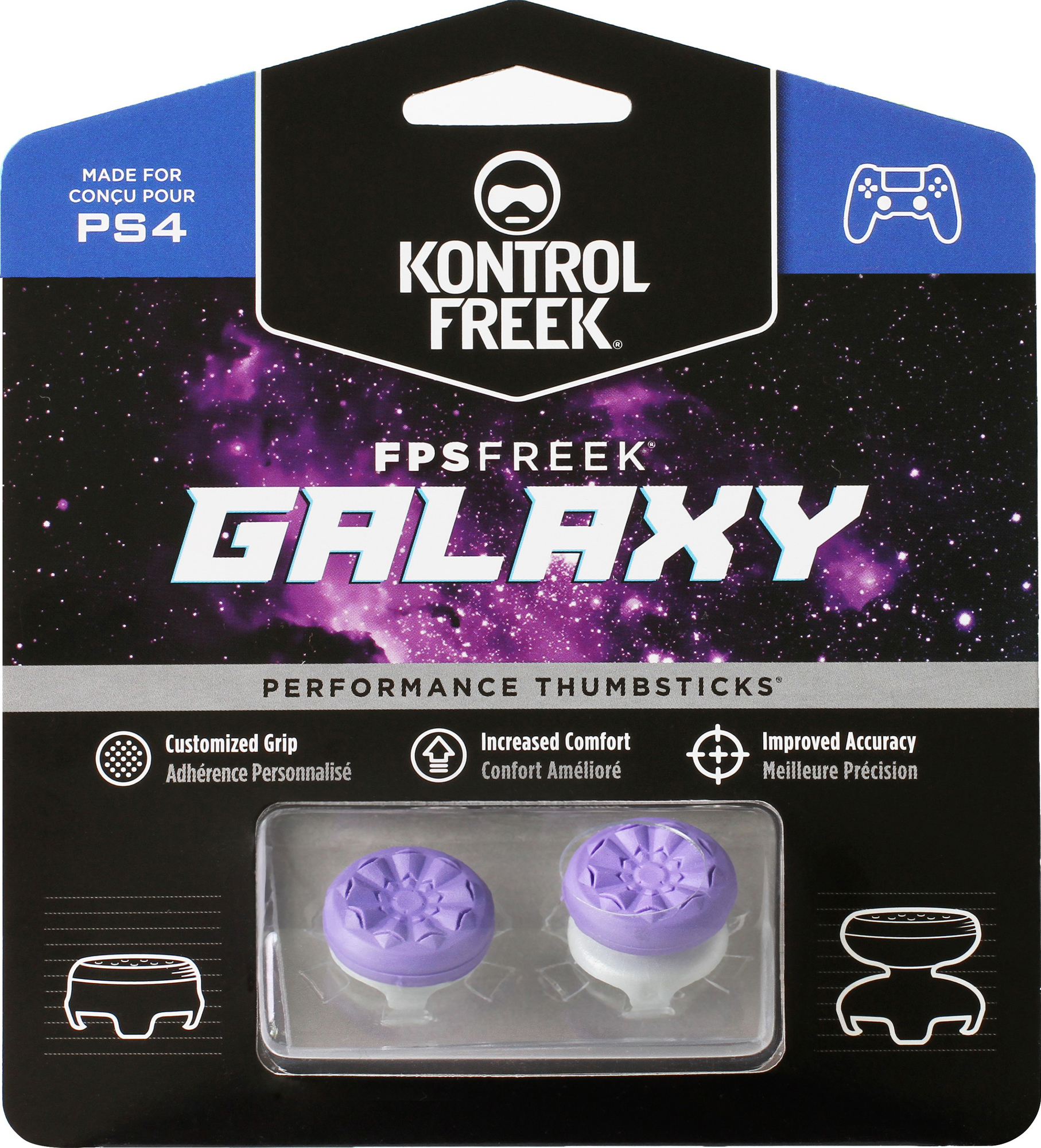 KontrolFreek FPS Freek Galaxy Thumbsticks (violetti)