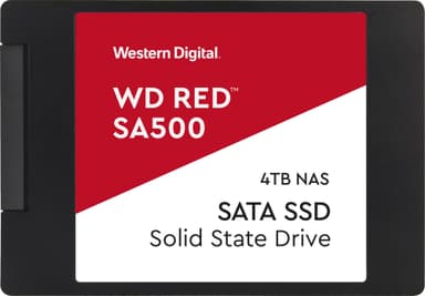 WD Red SA500 sisäinen SATA SSD-muisti NAS-järjestelmiin (4 TB)