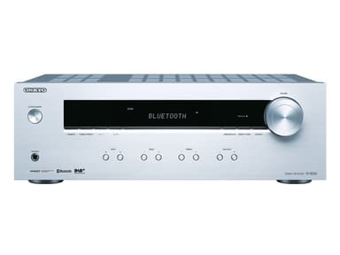 Onkyo TX-8220-S stereovastaanotin ja Bluetooth/DAB+ - Hopea