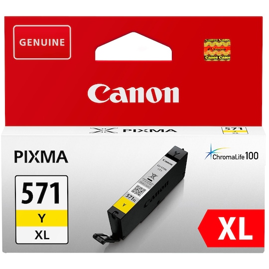Canon CLI-571XL mustekasetti (keltainen)