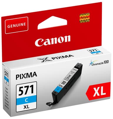Canon CLI-571XL mustekasetti (syaani)