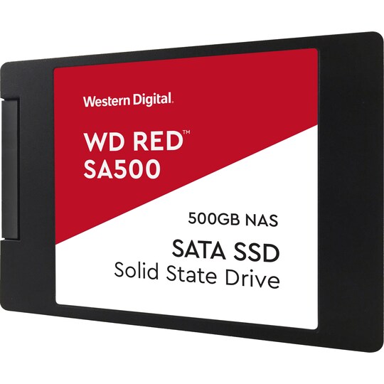 WD Red SA500 sisäinen SATA SSD-muisti NAS-järjestelmiin (500 GB)