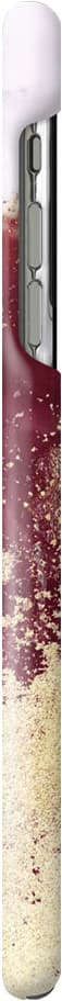 iDeal Fashion iPhone Xs Max suojakuori (Golden Burgundy Marble)
