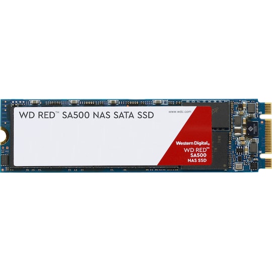 WD Red SA500 sisäinen M.2 SATA SSD-muisti NAS-järjestelmiin (2 TB)