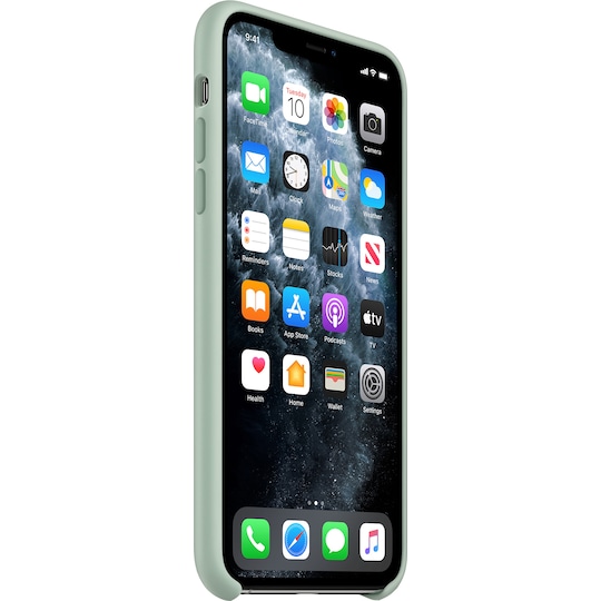 iPhone 11 Pro Max silikoninen suojakuori (beryllin vihreä)