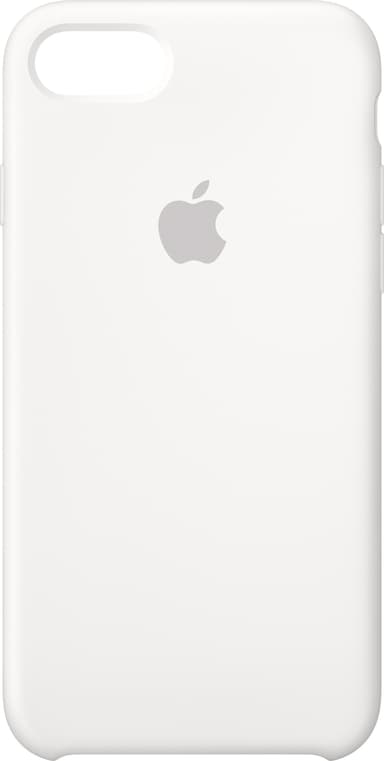 Apple iPhone 7 silikonikuori (valkoinen)