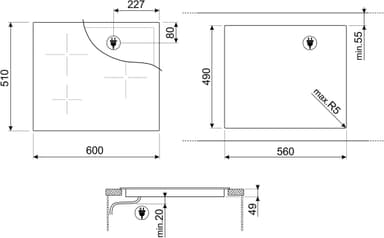 Smeg induktiotaso SI2M7643D