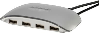 Sandstrøm 7 portin USB 2.0 hubi