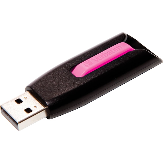 Verbatim Store  n  Go V3 USB muistitikku 16 GB (musta/pinkki)